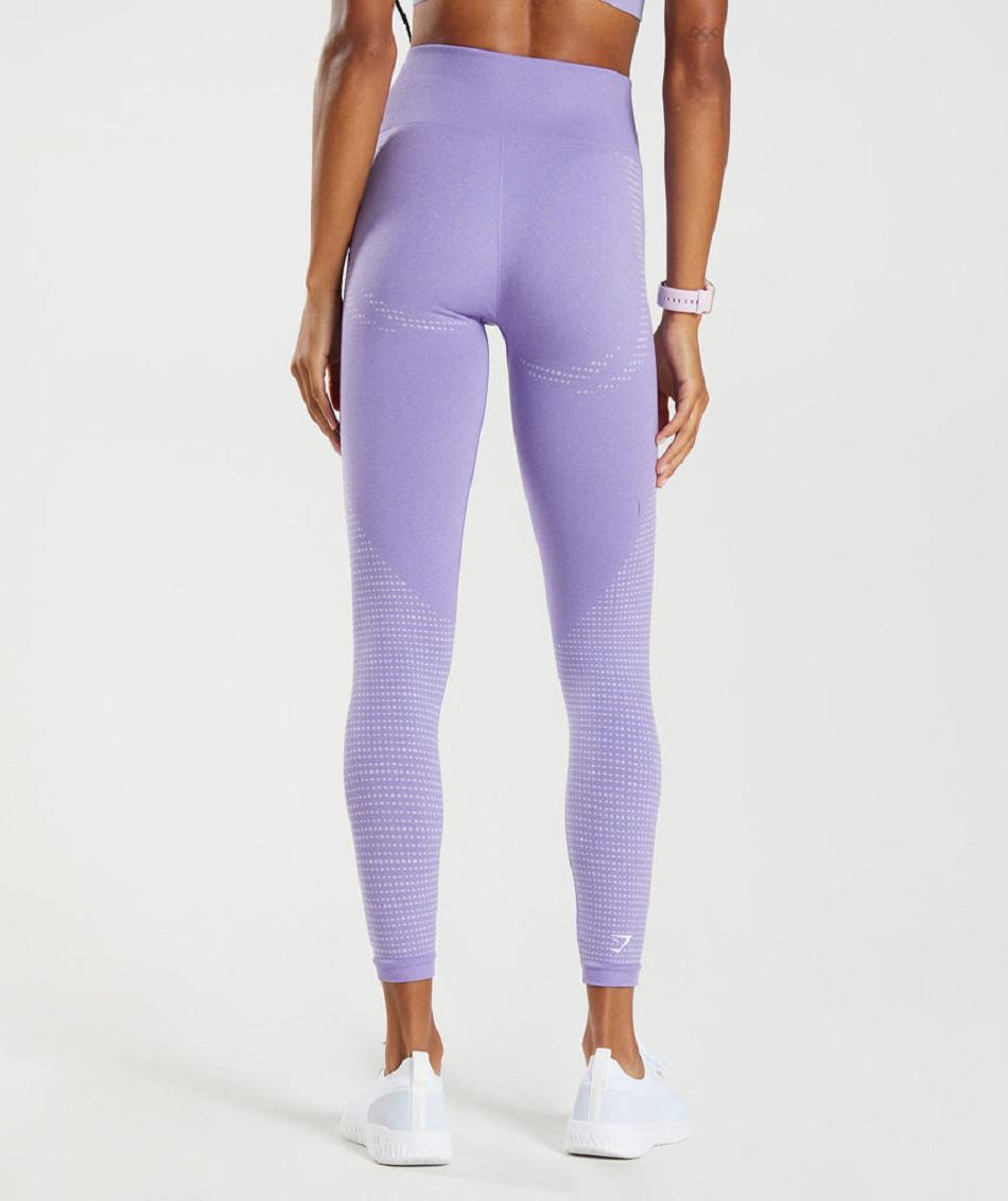 Legginsy Damskie Gymshark Vital Seamless 2.0 Fioletowe | PL 2204RVD